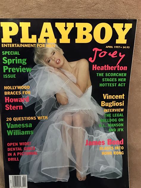 Playboy April Joey Heatherton Ebay