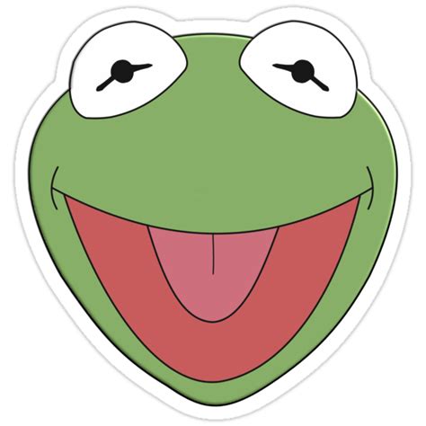 Kermit The Frog Stickers By Willarts Redbubble