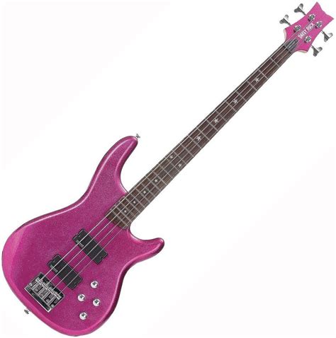 Daisy Rock Rock Candy Bass Guitar Atomic Pink Musical