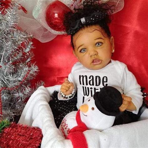 22 Little Tracy Reborn Baby Doll Girl African American Baby Dolls