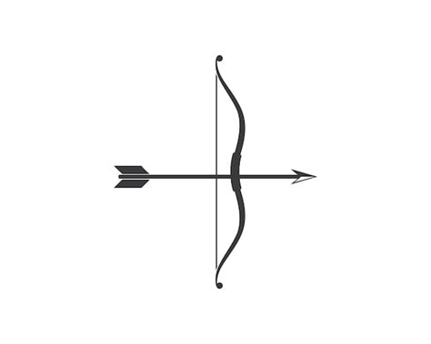 Premium Vector Arrow Archery Icon Vector Illustration Logo Template