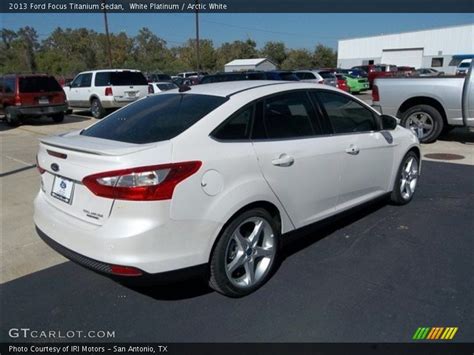 This 2015 ford focus titanium, 2.0l i4 4 cylinder hatchback is a great used car for sale in dubai. 2013 Ford Focus Titanium Sedan in White Platinum Photo No ...