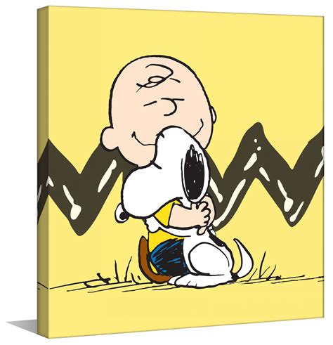 Snoopy And Charlie Brown Hugging Memoirsic