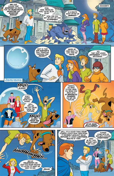 Not knowing that the others have also been invited, they show up and discover an amusement park that affects young visitors in very strange ways. Preview: 'Scooby-Doo Team-Up' #33 - Good Comics for Kids