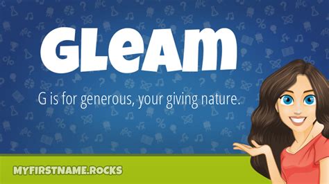 Gleam First Name Personality And Popularity