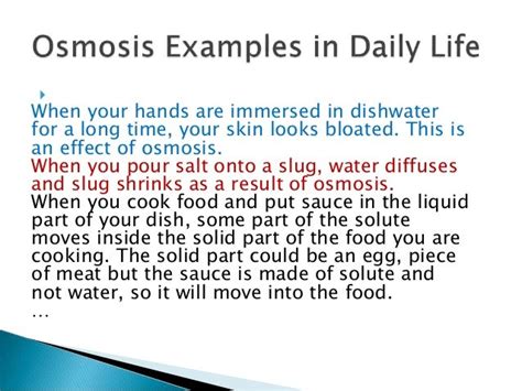 Osmosis In The Human Body