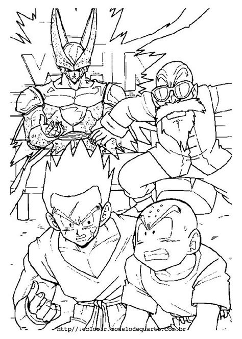Dbz Cell Coloring Pages