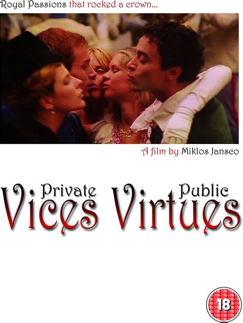 Private Vices Public Virtues Dvd Amazon Co Uk Lajos Balazsovits Pamela Villoresi Teresa