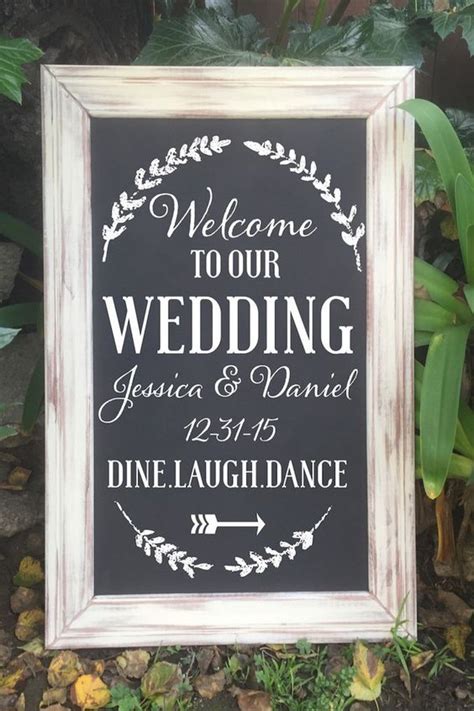 25 Awesome Wedding Welcome Signs To Rock
