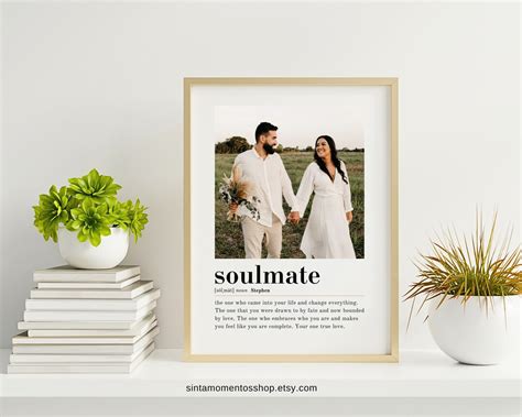 Personalized Soulmate Definition Print Wall Art Printable Soulmate