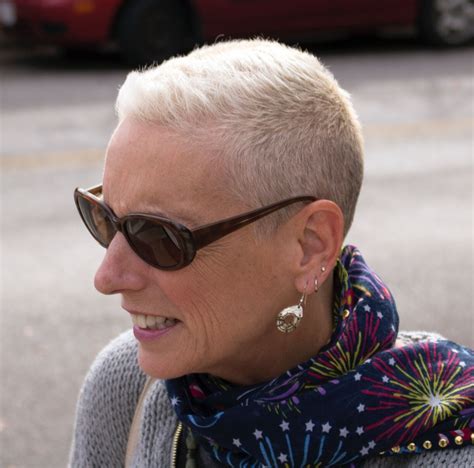 40 Buzz Cuts For Older Ladies Ideas Colored Hair