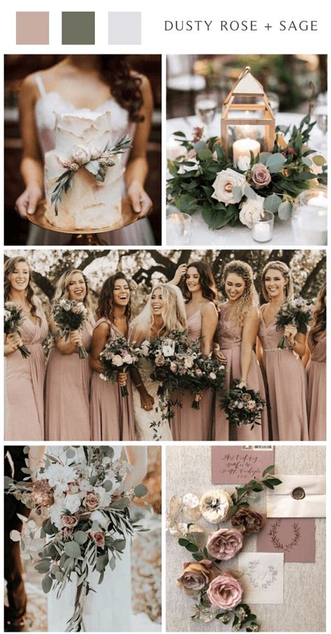 20 Dusty Rose And Sage Green Wedding Colors And Ideas 2024