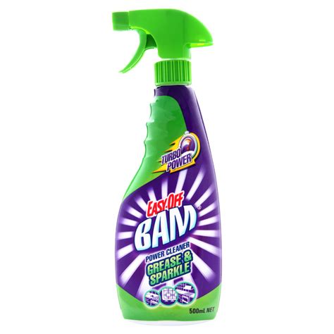 One shot has been sold throughout the uk for over 33 years. Easy Off Bam Power Spray Cleaner Kitchen Grease & Sparkle ...