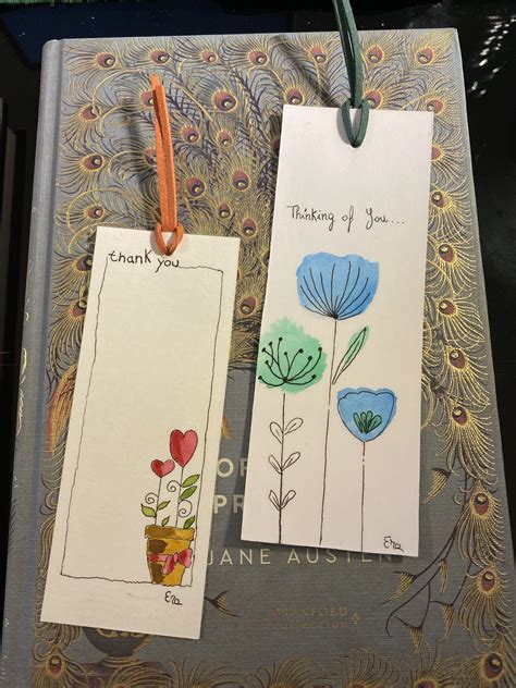 Watercolours Handmade Bookmarks Handmade Bookmarks Diy Bookmarks