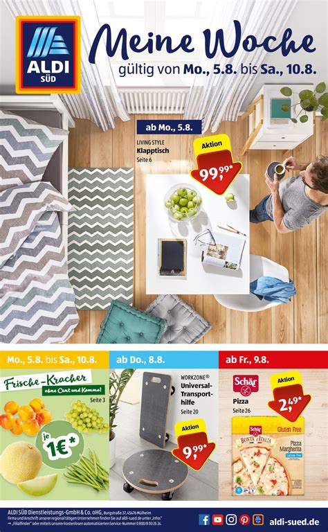 Alle angebote in den prospekten dieser woche von aldi süd entdecken und den neuesten aldi süd prospekt jetzt online anschauen. ALDI SÜD Aktueller Prospekt 05.08 - 10.08.2019 - jedewoche ...
