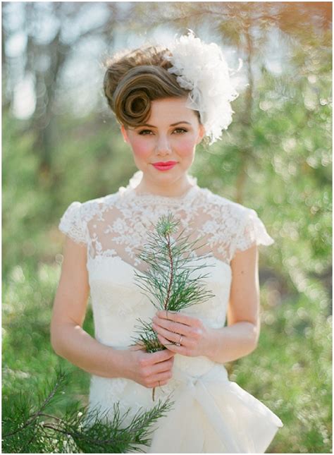 Vintage Bridal Hairstyles With A Modern Twist Want That Wedding ~ A