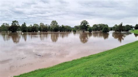 The Hunter River In Flood At Singleton Stock Photo Image Of Australia