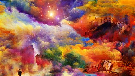726990 Title Fantasy Landscape Artistic Fantasy Colors 4k Paintings