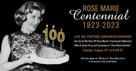 Miss Rose Marie Official Site For Star Of Stage Screen