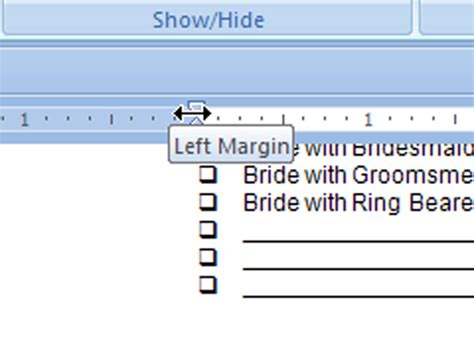 The following explains how to add leaders to your tab stops How to Use the Left Tab Stop in Word 2007 - dummies