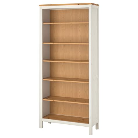 Hemnes Bookcase White Stain 90x198 Cm Ikea