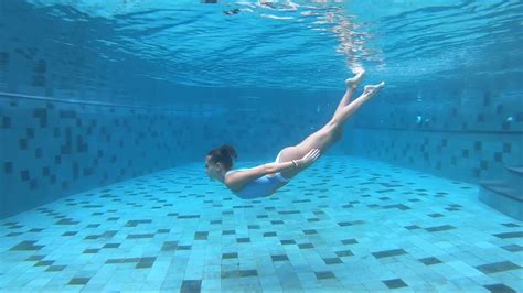 Woman Swimming In Pool Stock Video Motion Array