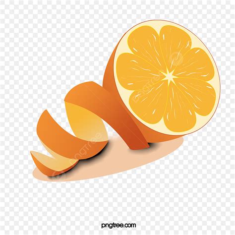Orange Peel White Transparent Orange Peel And Orange Orange Clipart