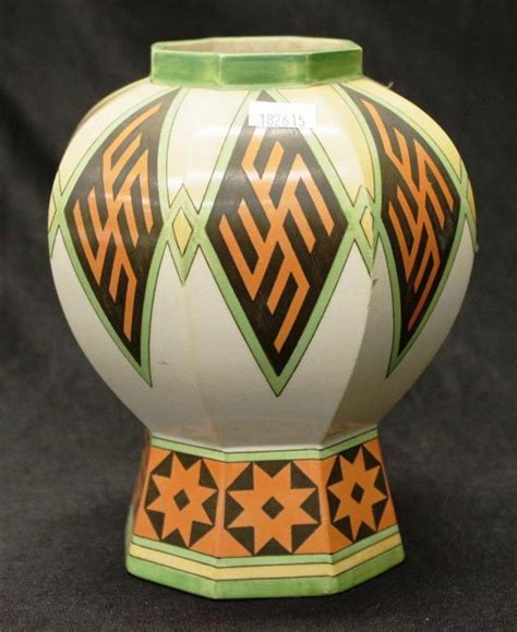 Vintage Arabia Finland Table Vase 1900 18cm Height Arabia Ceramics