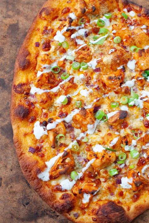 Vegetarian Buffalo Cauliflower Pizza With Homemade Ranch Recipe