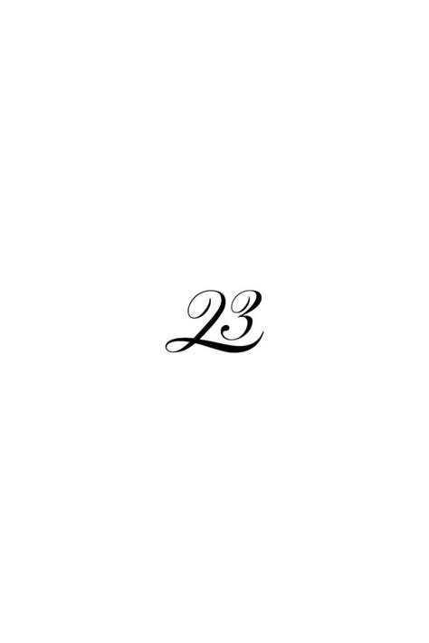 Free Printable Fancy Calligraphy Numbers Calligraphy Number 23 Freebie Finding Mom
