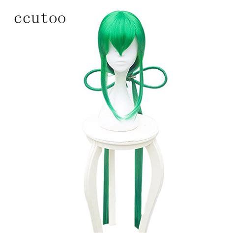 Ccutoo Houseki No Kuni Jade Green 70cm Long Straight Synthetic Hair