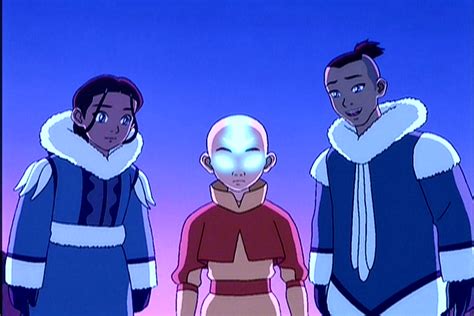 ❤ get the best blue backgrounds on wallpaperset. aang,katara & sokka - avatar: the southern air temple ...