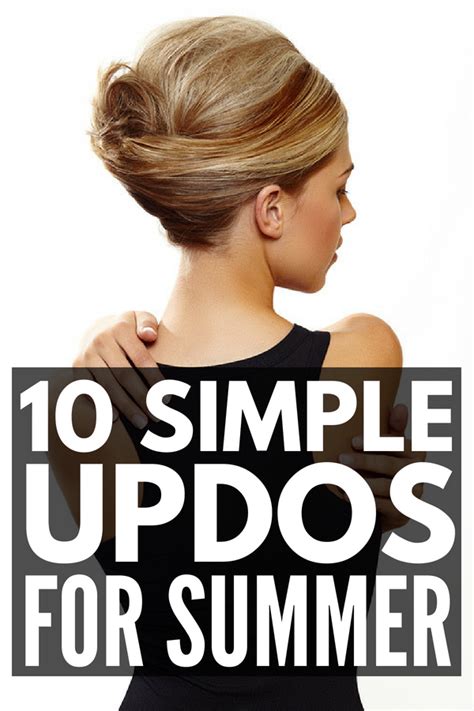 One of these might be to create a small half updo, tying half of your hair in a bun on the top of your head. 10 Simple Updos for Shoulder Length Hair (Video Tutorials ...