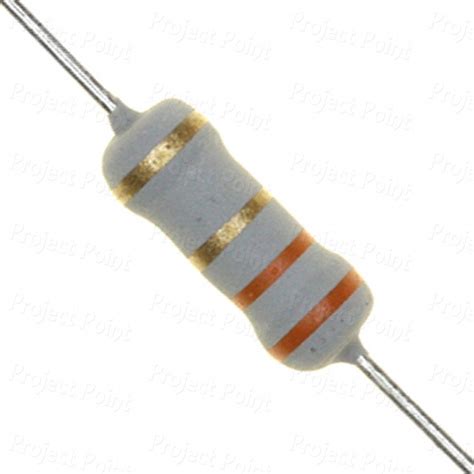 33 Ohm 1w Flameproof Metal Oxide Resistor 3r3 3e3 Mof Mor Rsf 3