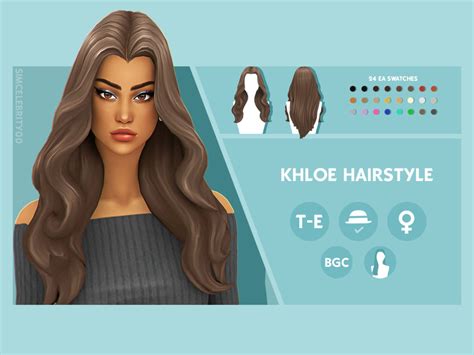 The Sims Resource Khloe Hairstyle