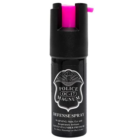 Police Magnum Mini Pepper Spray Self Defense Canisters Max Heat