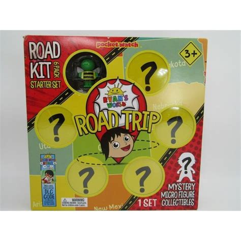 Mystery Toys Ryans World Road Trip 6 Pack Starter Set Mystery Micro