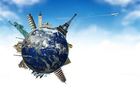 Airplane Planet Sky Earth Globe Earth Plane Travel Tourism