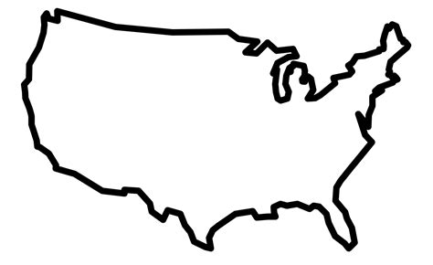Usa Outline Png 10 Free Cliparts Download Images On Clipground 2024