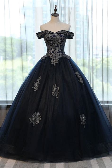 We did not find results for: Navy Blue Off the Shoulder Lace Appliques Ball Gown Prom ...