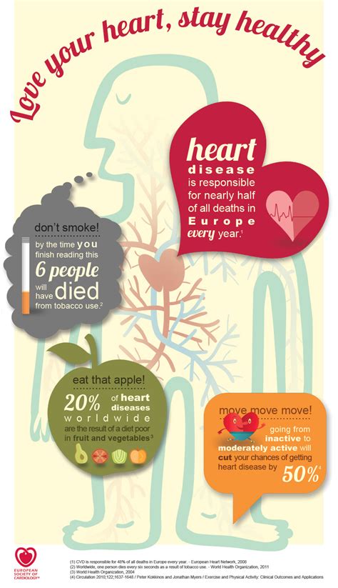 Learn about the human heart. Love your heart, stay healthy | Visual.ly