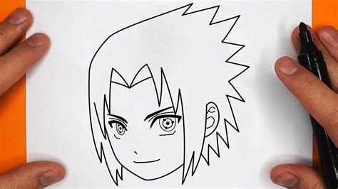 Como Dibujar A Sasuke Uchiha Naruto Shippuuden Paso A Paso Fácil Y
