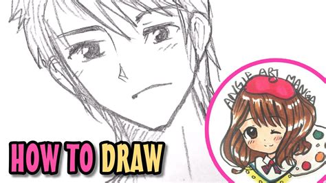 Tutorial Of Drawing Manga Boy For Beginners With Angie Art