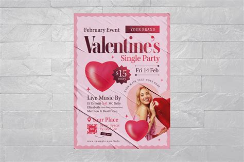 Valentines Party Flyer Template Psd Eps Ai Brandpacks