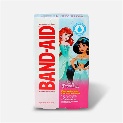 Band Aid Disney Princess Waterproof Bandages 15ct
