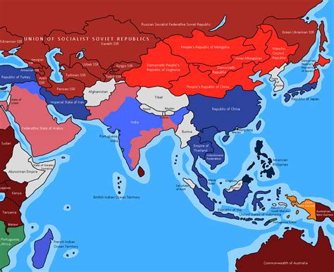 The Cold War In Asia Imaginarymaps