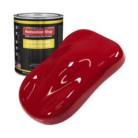 Torch Red Acrylic Enamel Auto Paint Gallon Paint Color Only