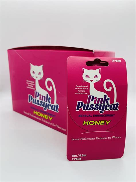 pink pussycat honey for her 6 sachets 15 g sexxpillz