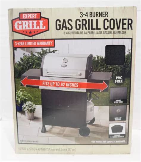 Expert Grill Heavy Duty 3 4 Burner Gas Grill Cover 62 Inch Waterproof