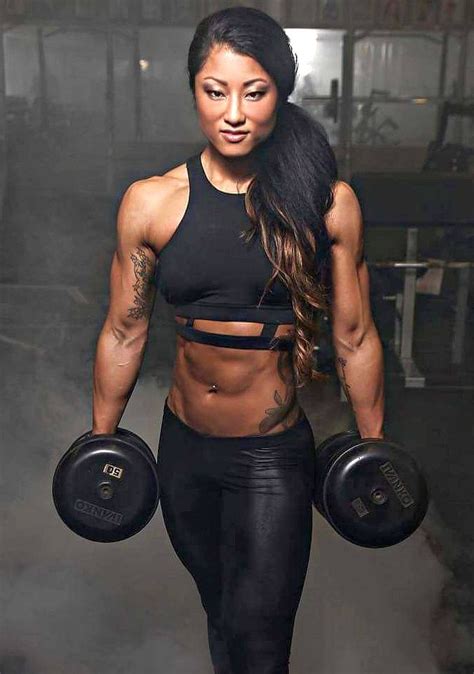 Asian Female Fitness Models 3 Fitness Models Female Muscle Women